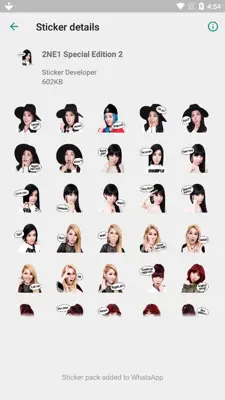 WAStickerApps Korean Idol Sticker for WhatsApp android App screenshot 6